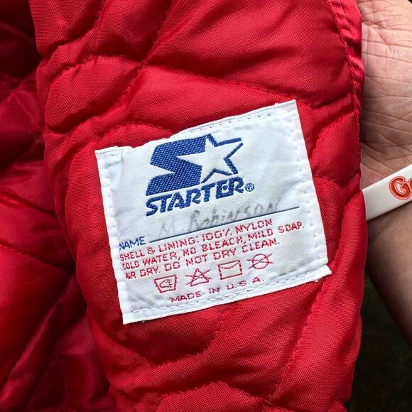 Vintage 80s Cardinals Satin Starter Jacket - Picture 4 of 5